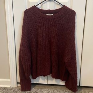 American eagle crop sweater